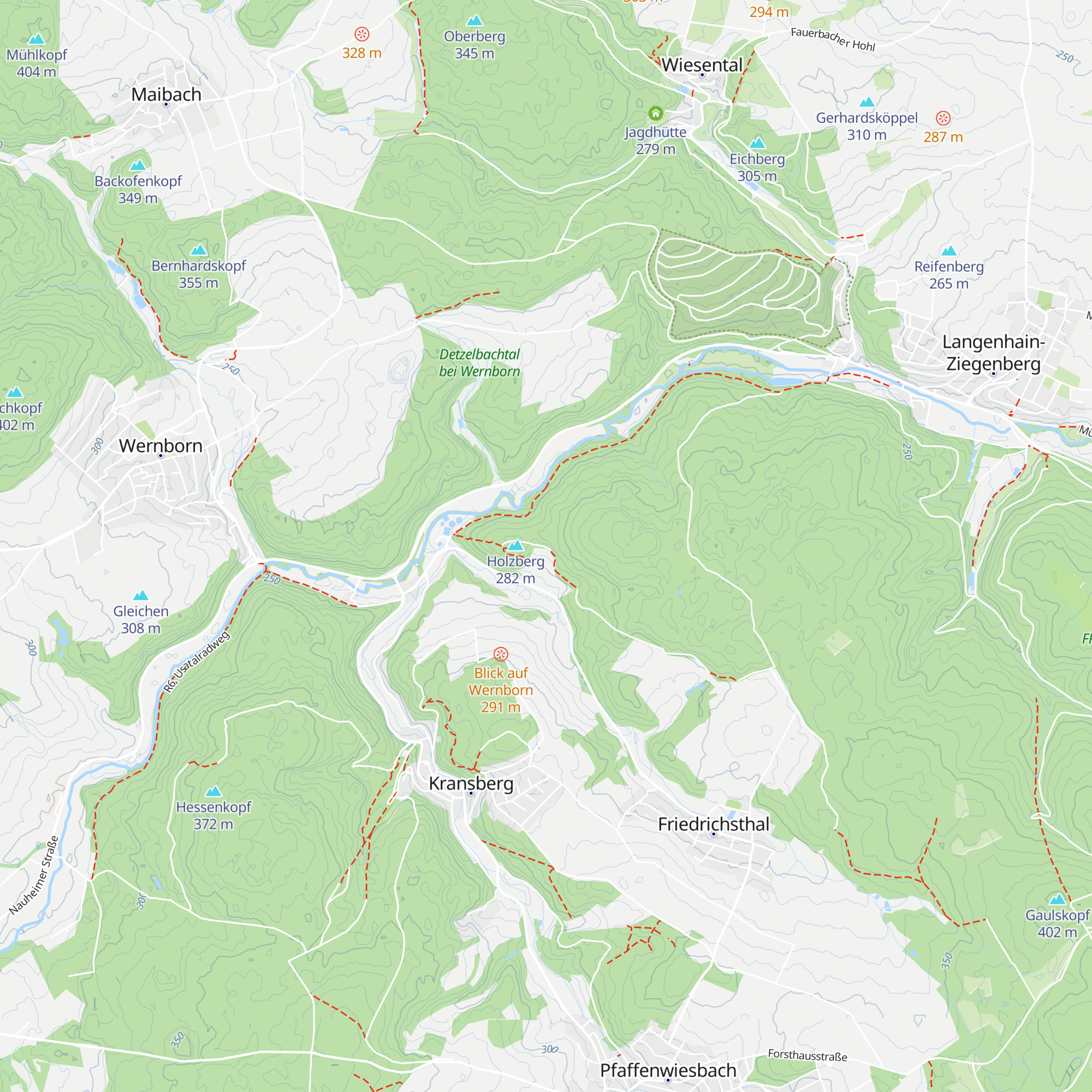 Heinrich Hörle Hütte map