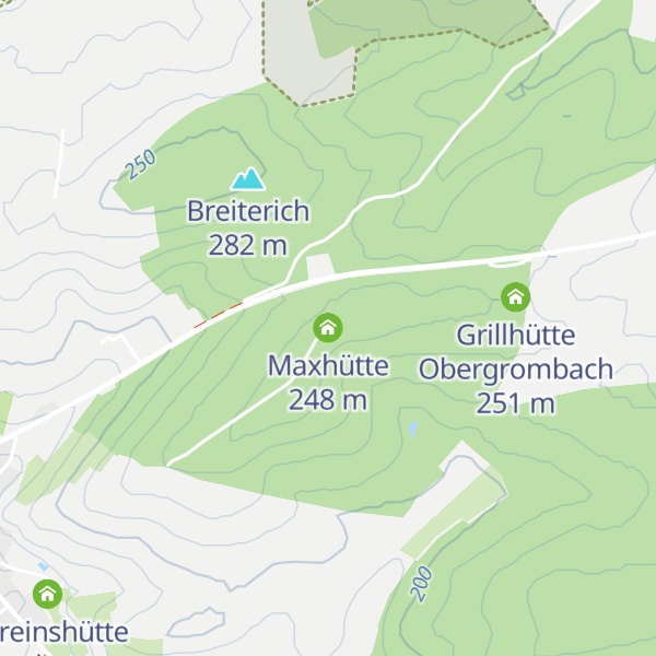 Map of Maxhütte