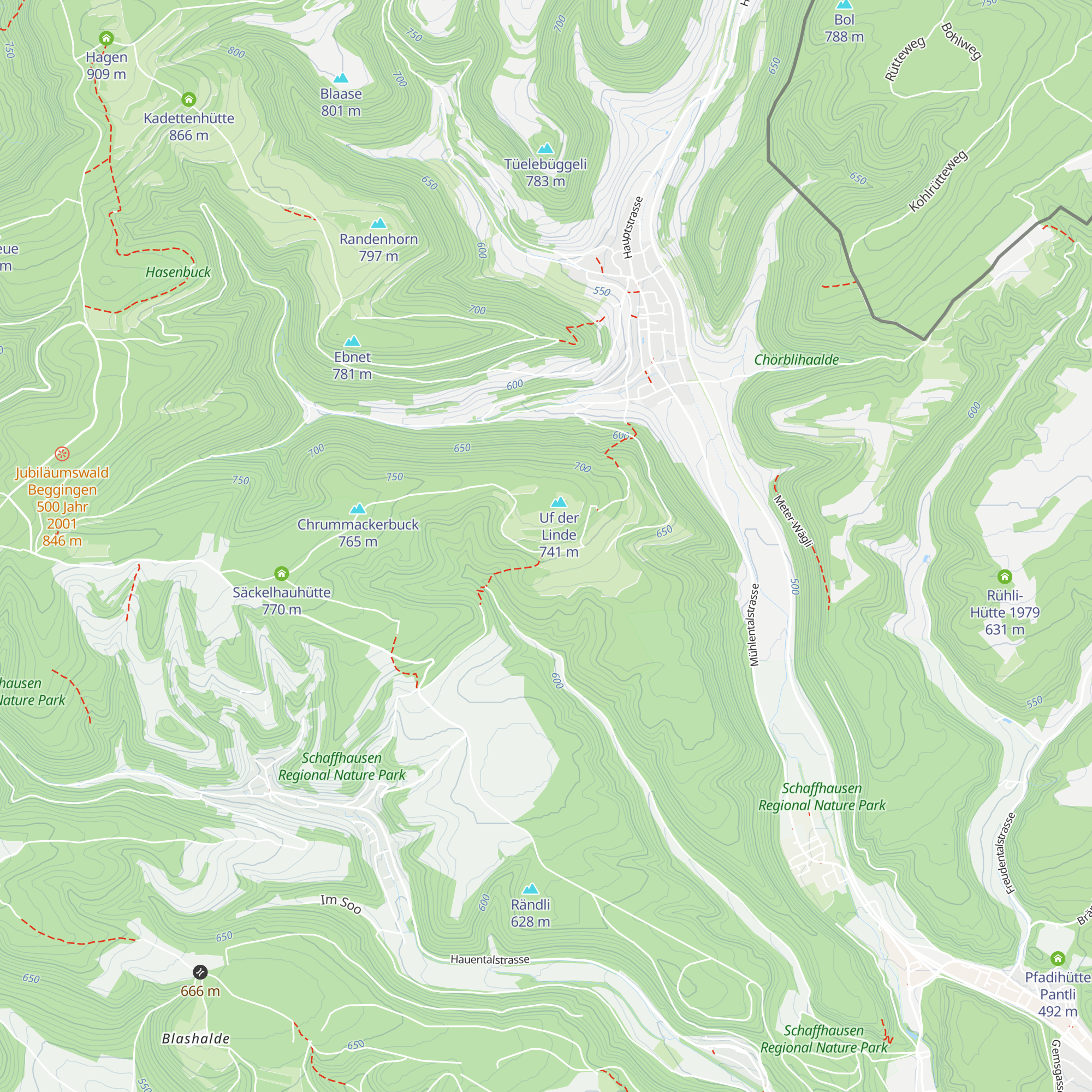 Buechberghuus map