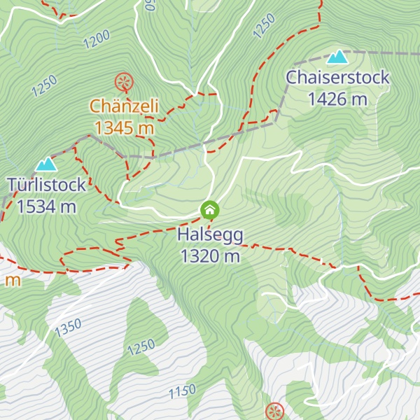 Map of Halsegg