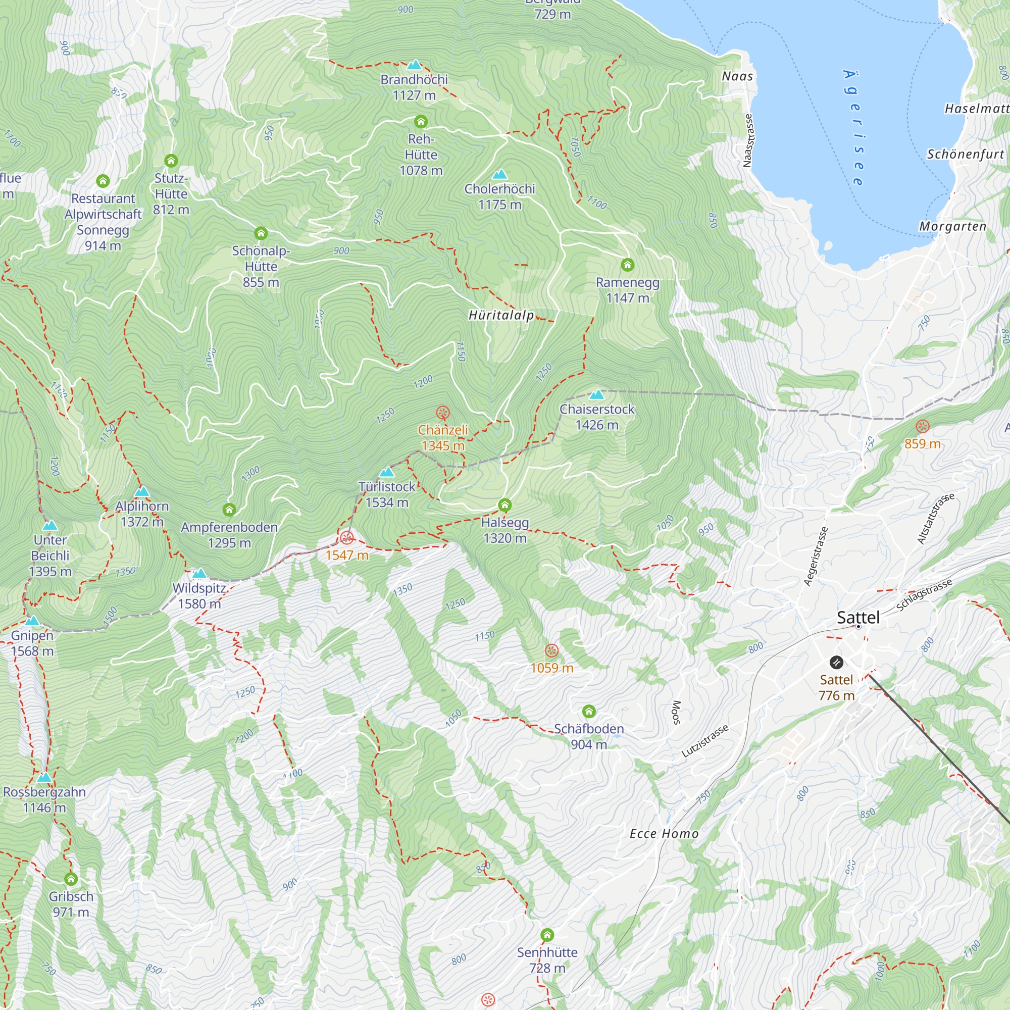 Halsegg map