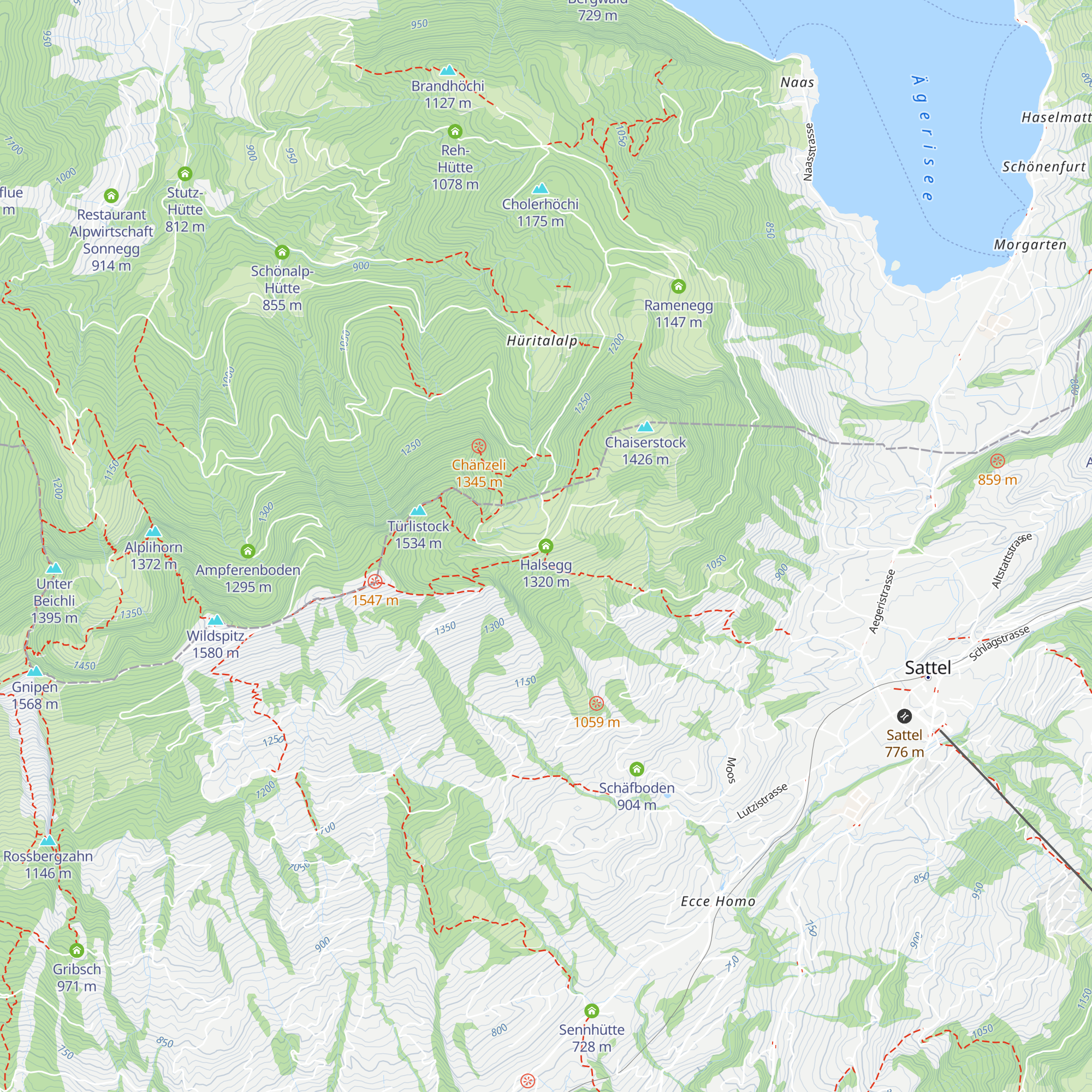 Halsegg map