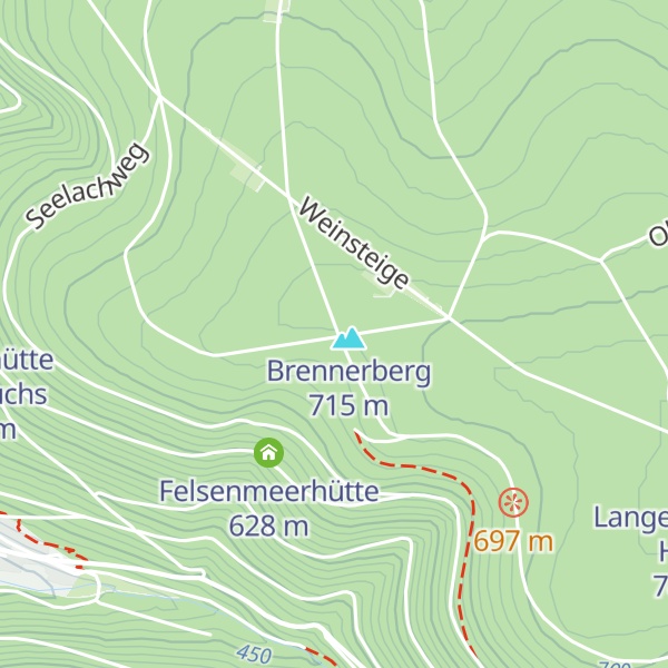 Map of Hubertushütte