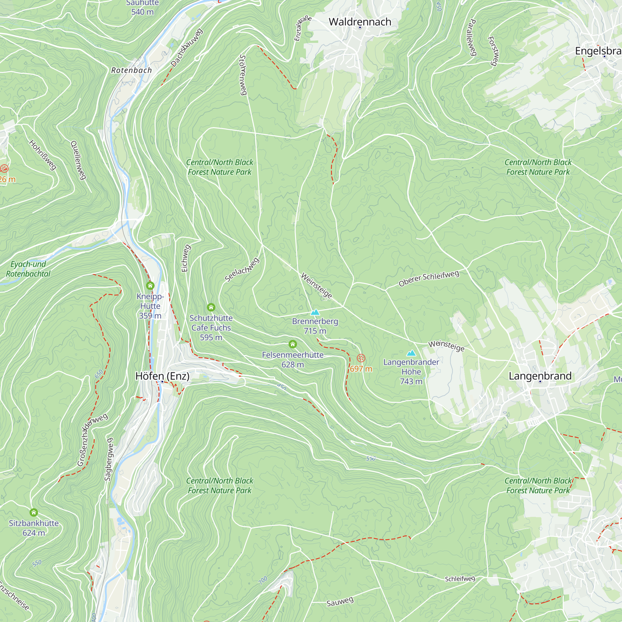 Hubertushütte map