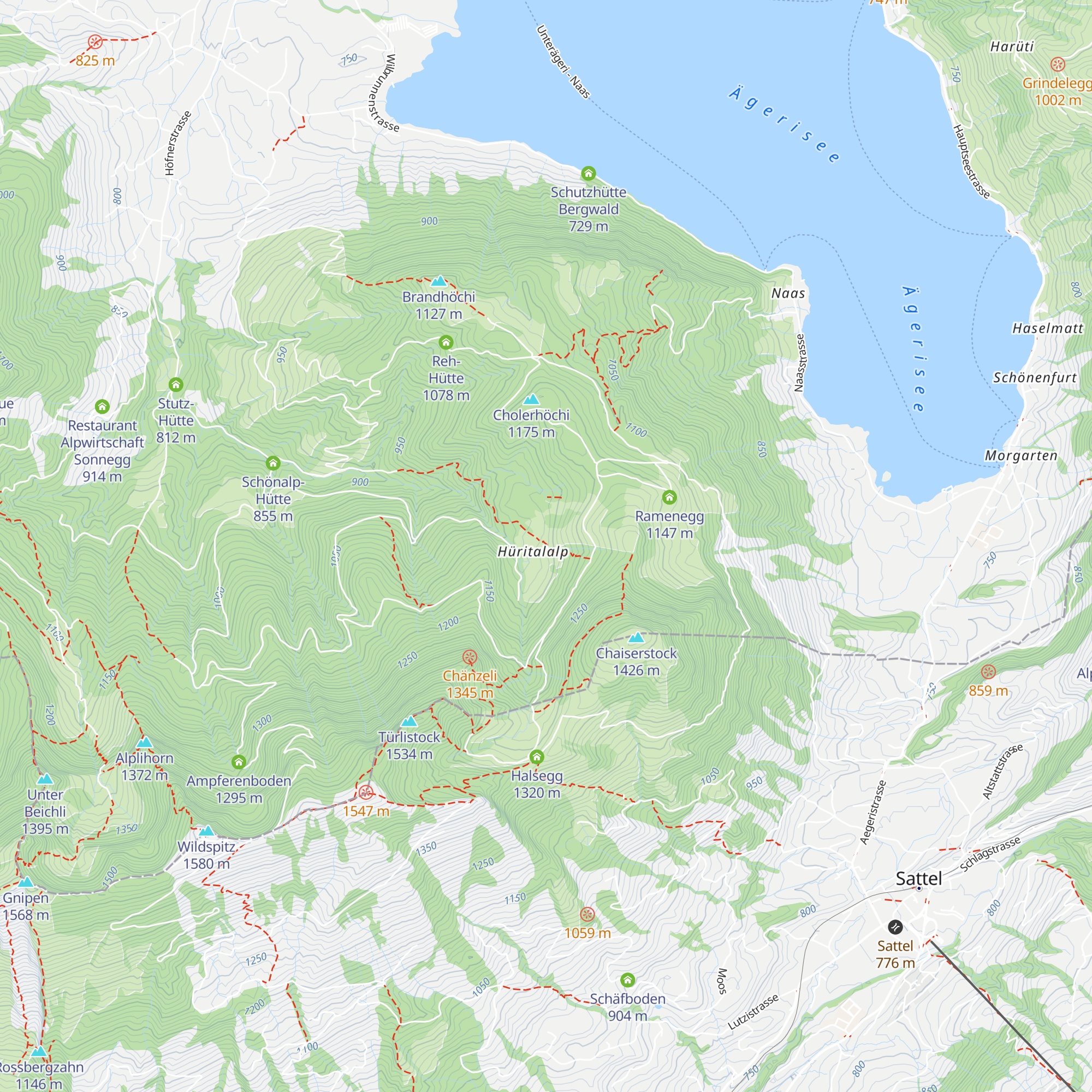 Hüritalhütte map
