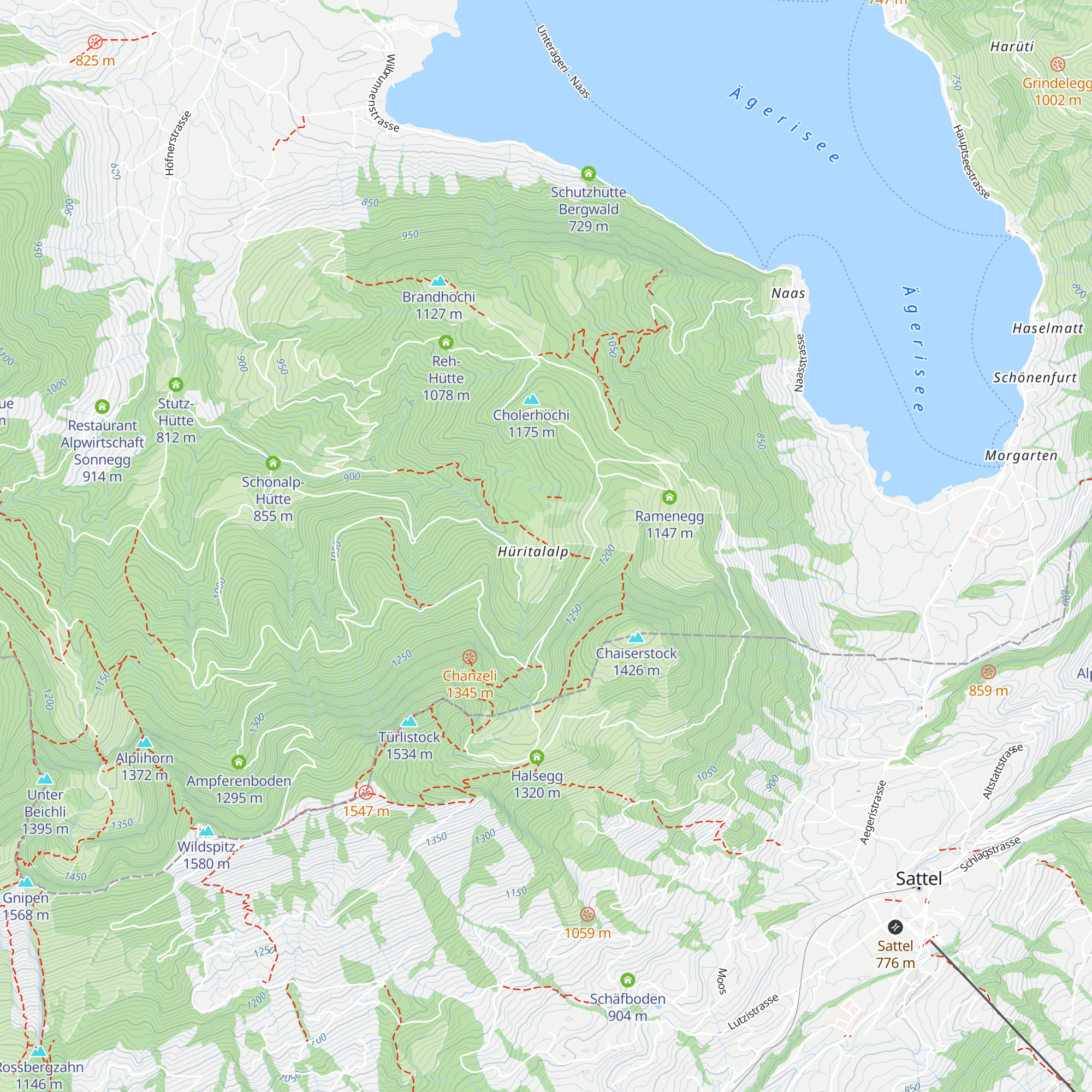 Hüritalhütte map