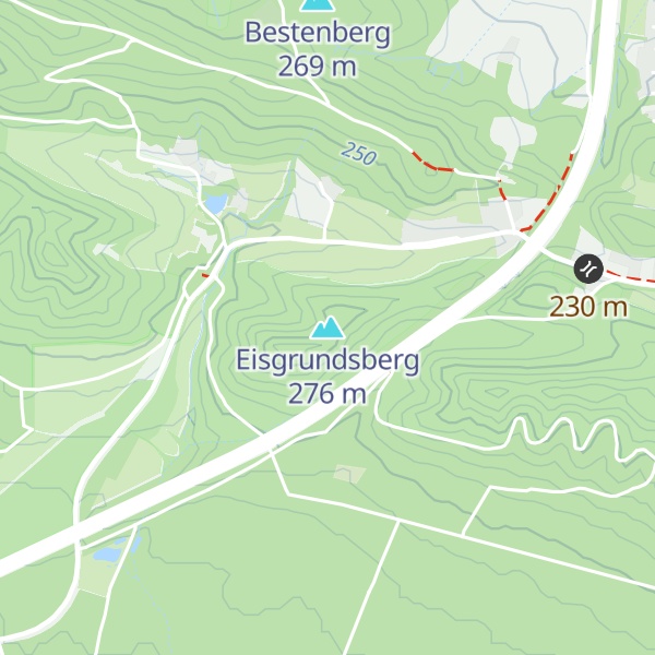 Map of Eisgrundsberg