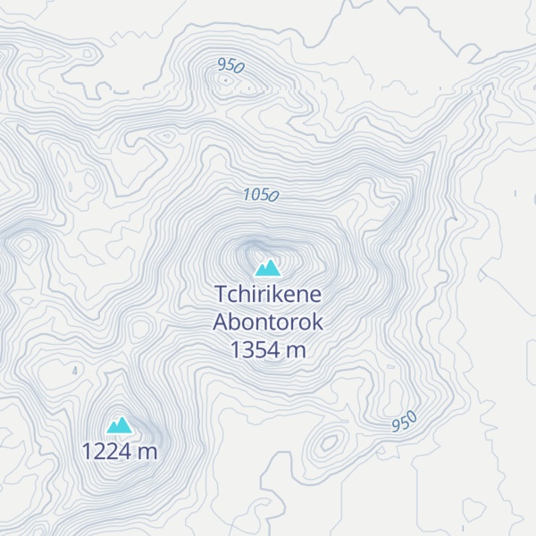 Map of Tchirikene Abontorok