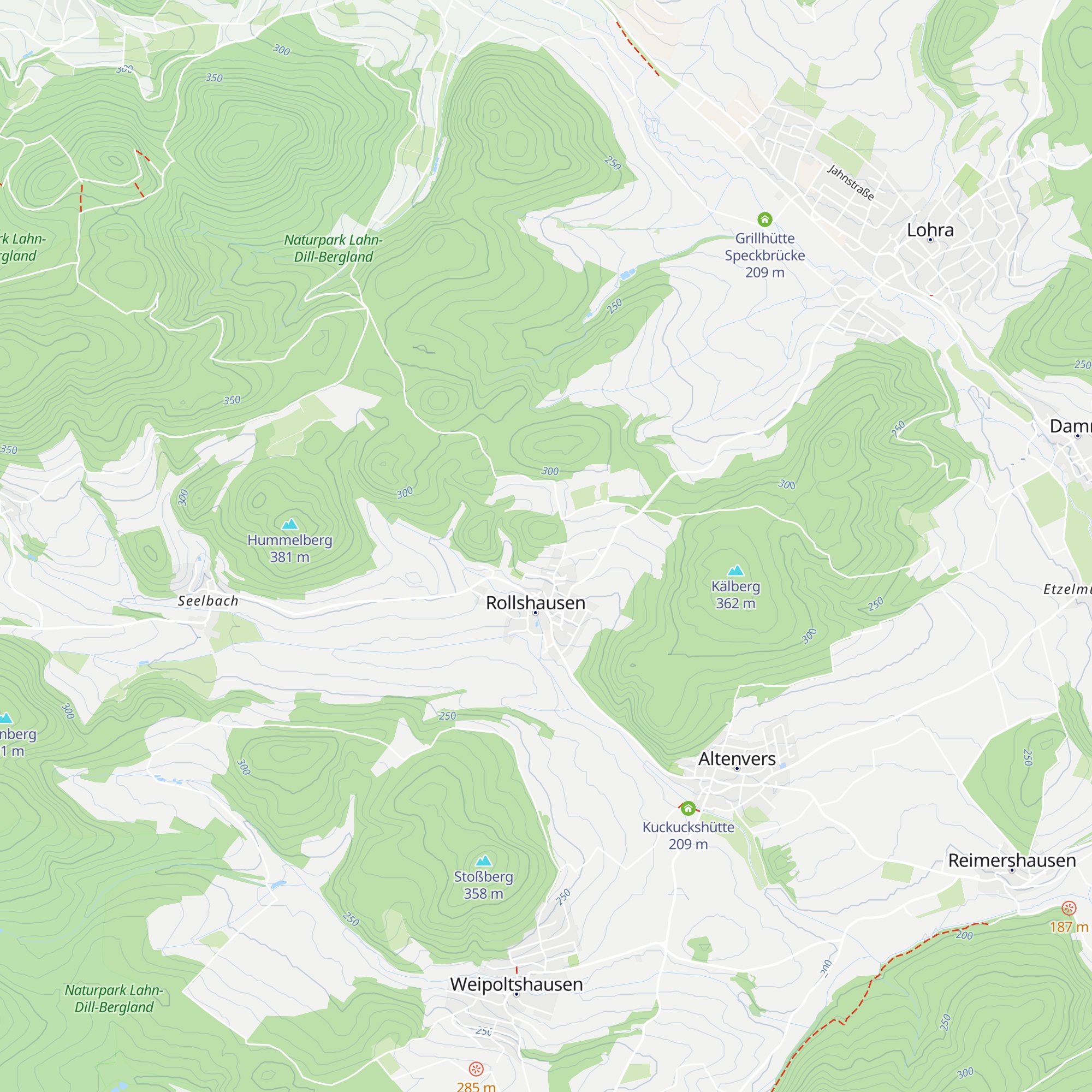 Grillhütte Rollshausen map