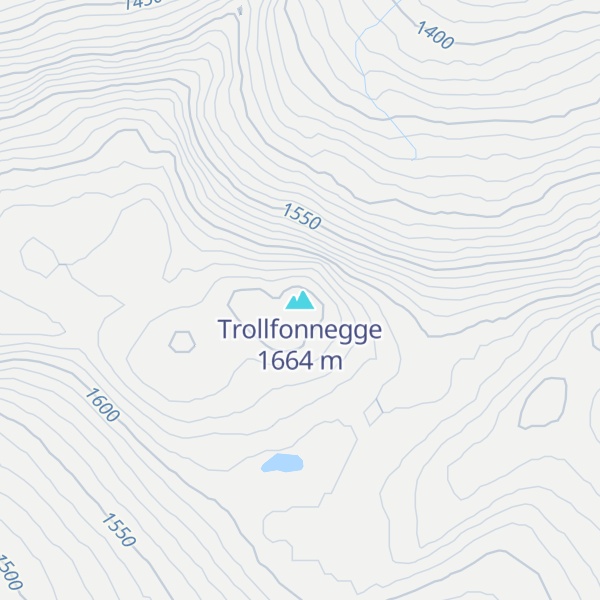 Map of Trollfonnegge