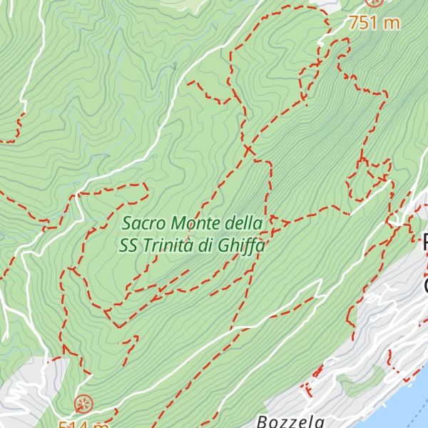 Map of Monte Cargiago