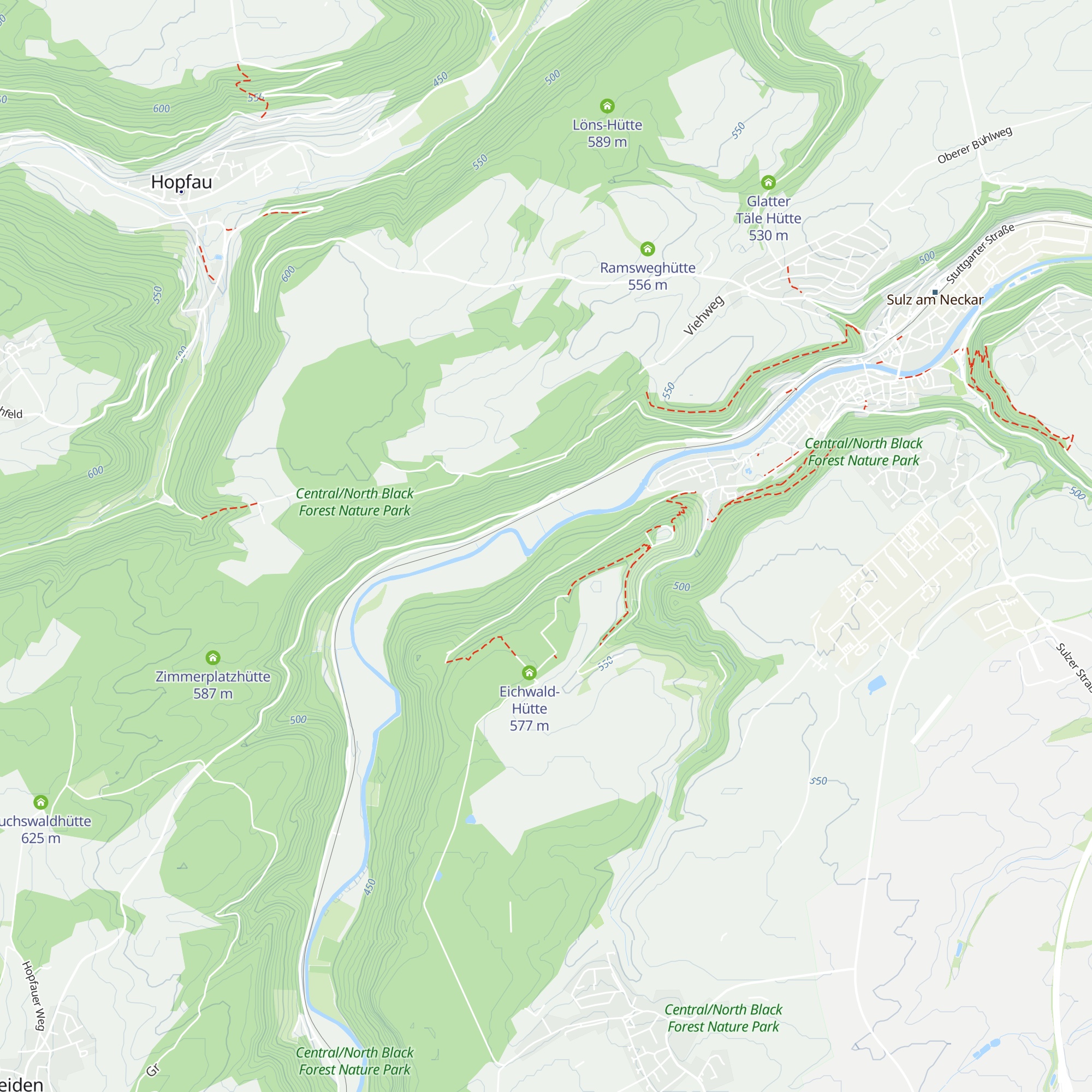 Maienplatz-Hütte map