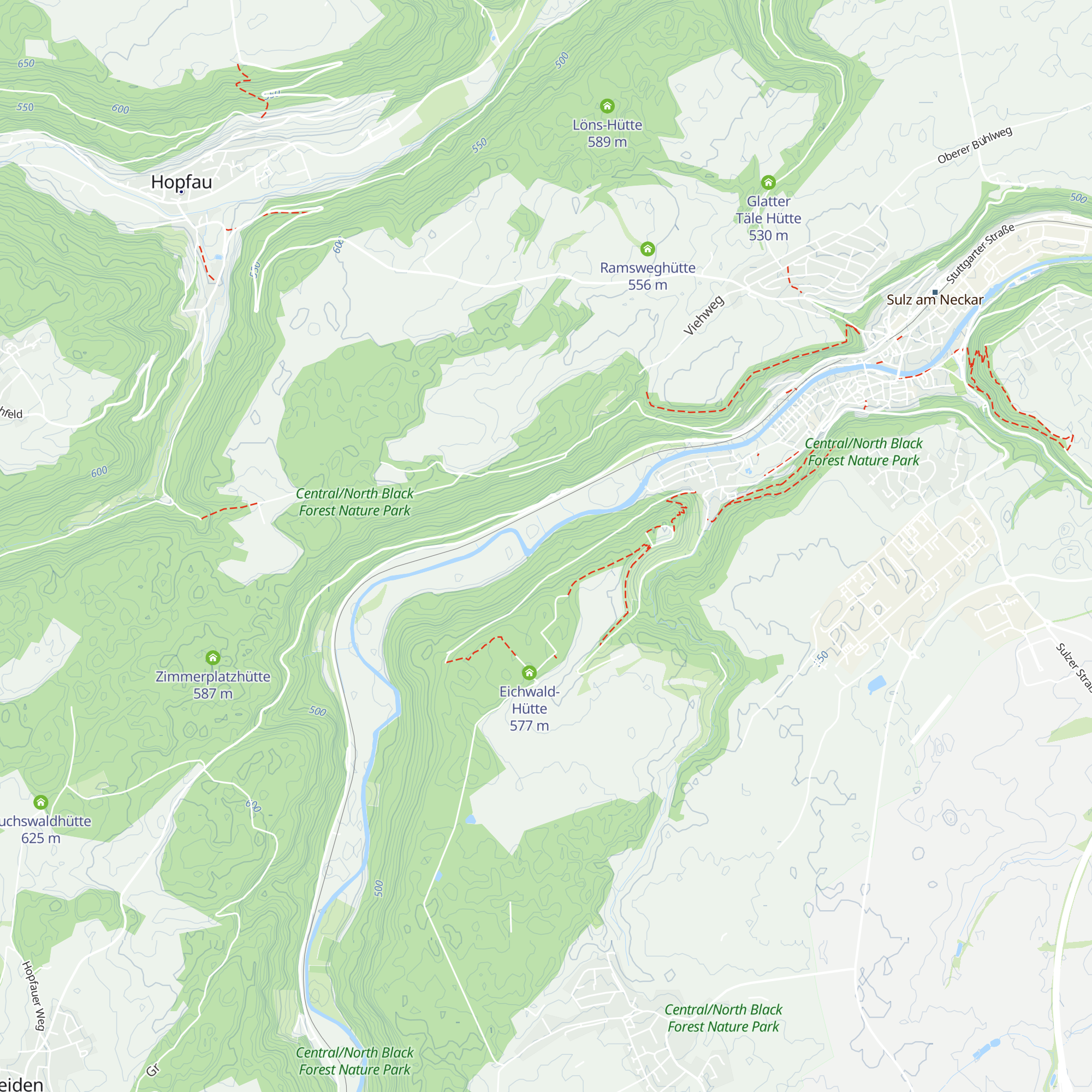 Maienplatz-Hütte map