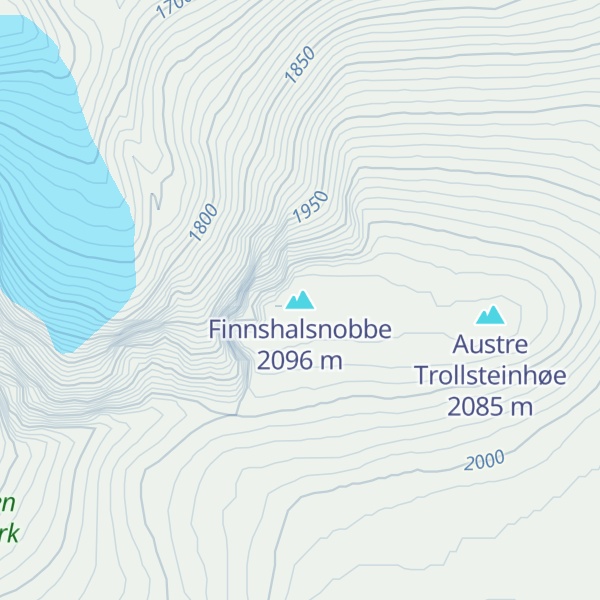 Map of Finnshalsnobbe