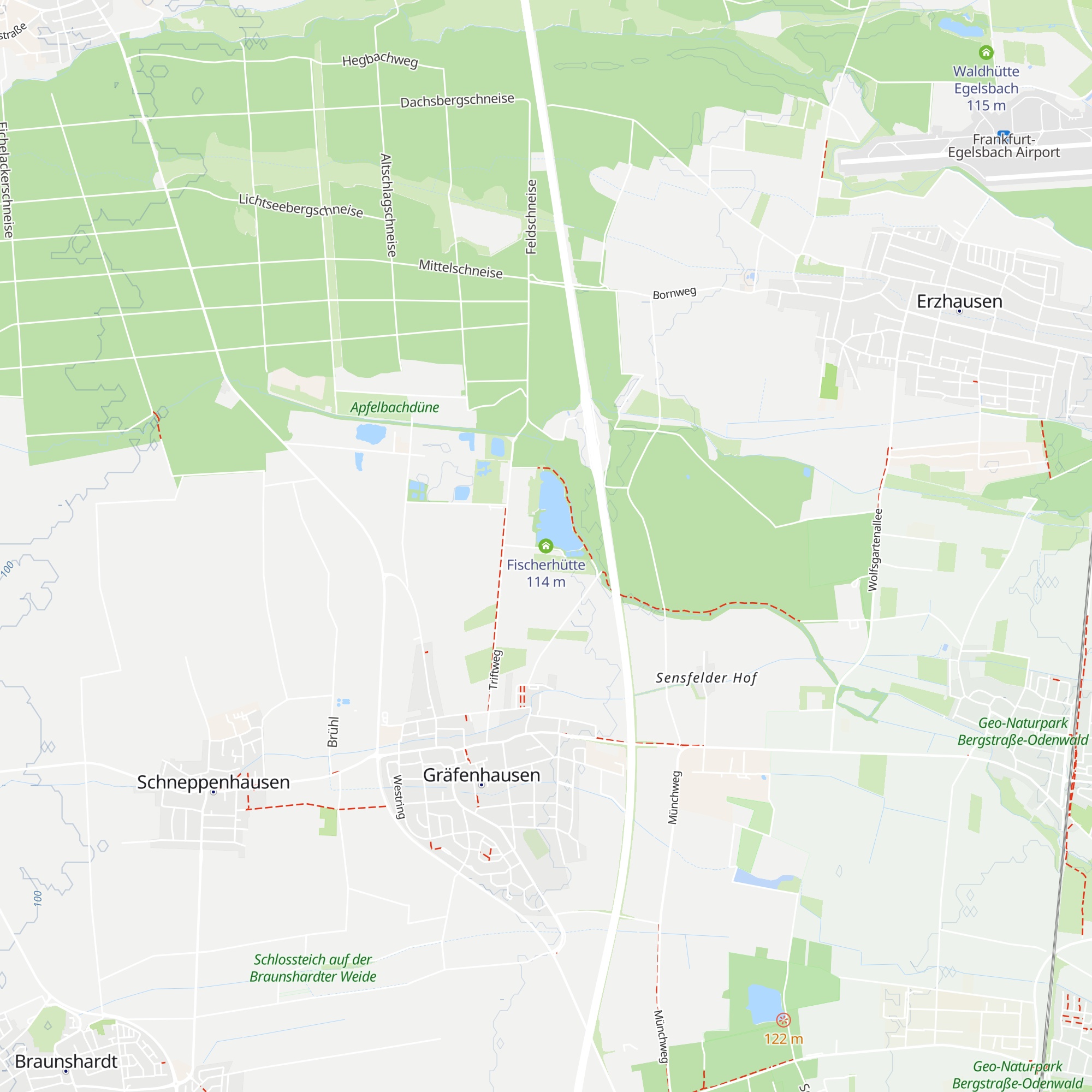 Fischerhütte map