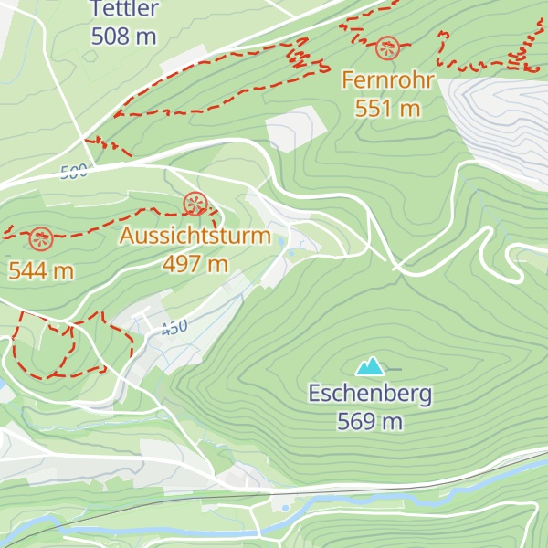 Map of Löffler Hütte