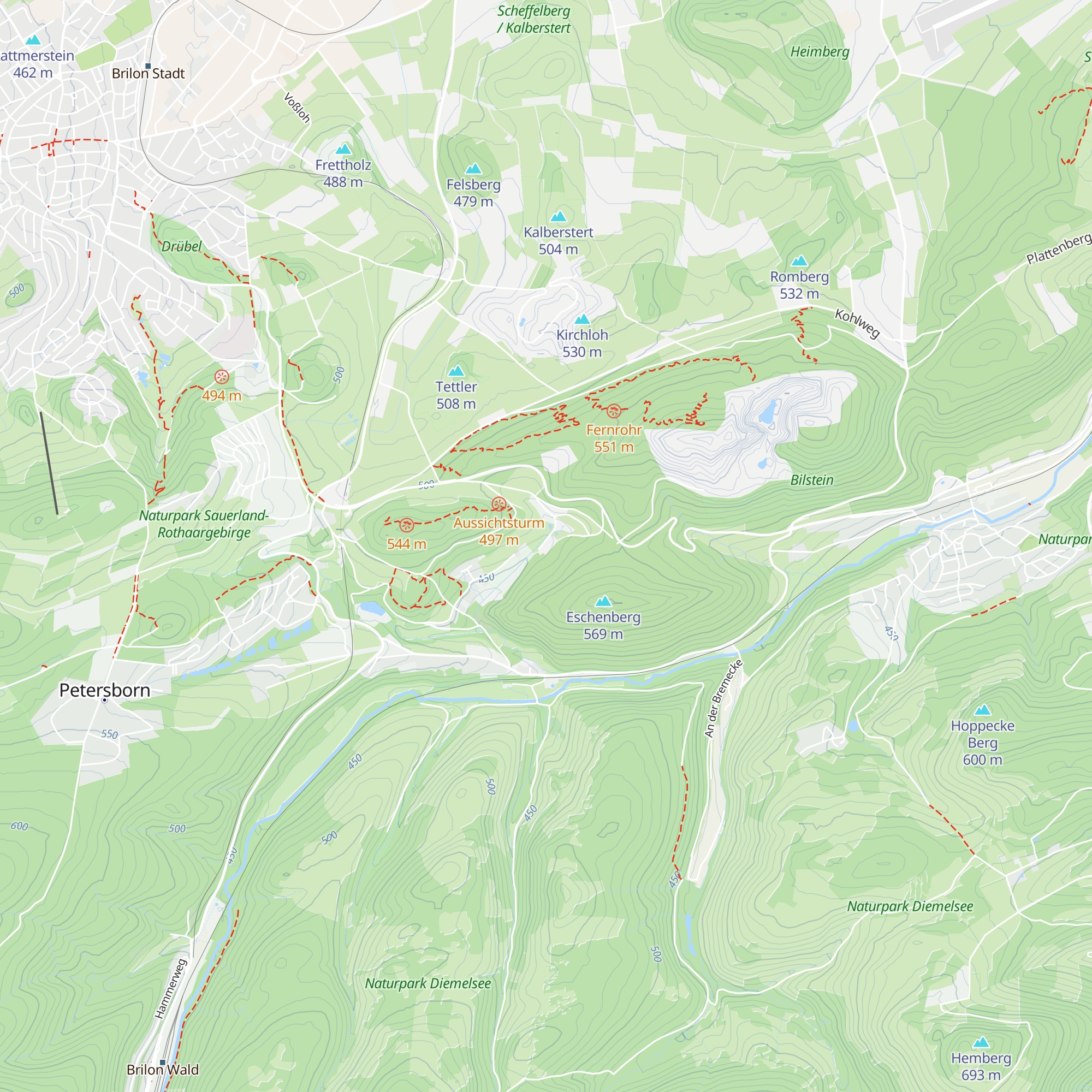 Löffler Hütte map