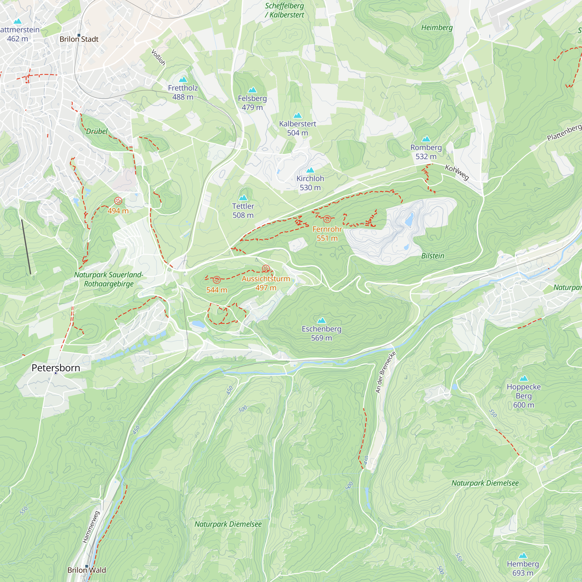 Löffler Hütte map