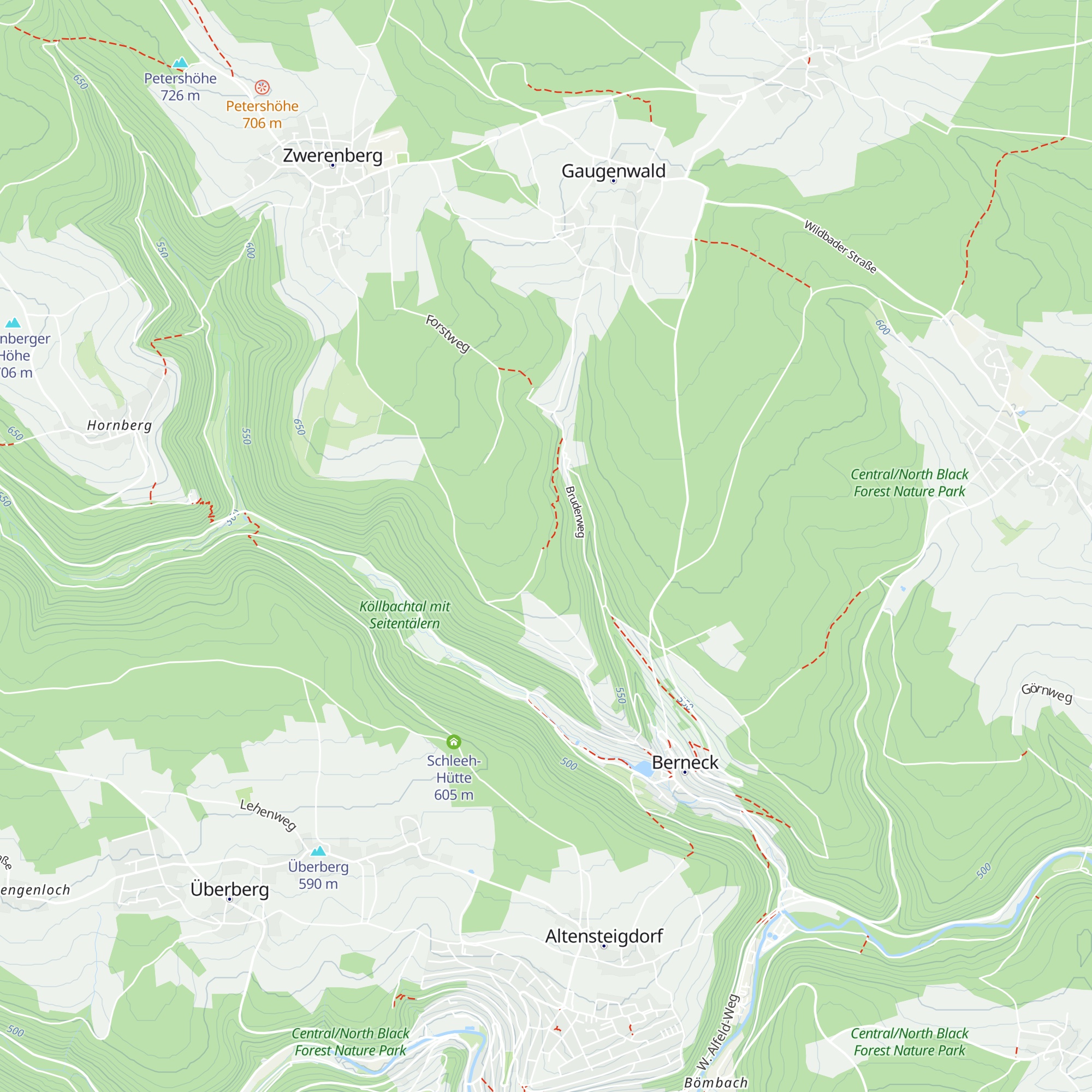 Pflanzschulhütte map