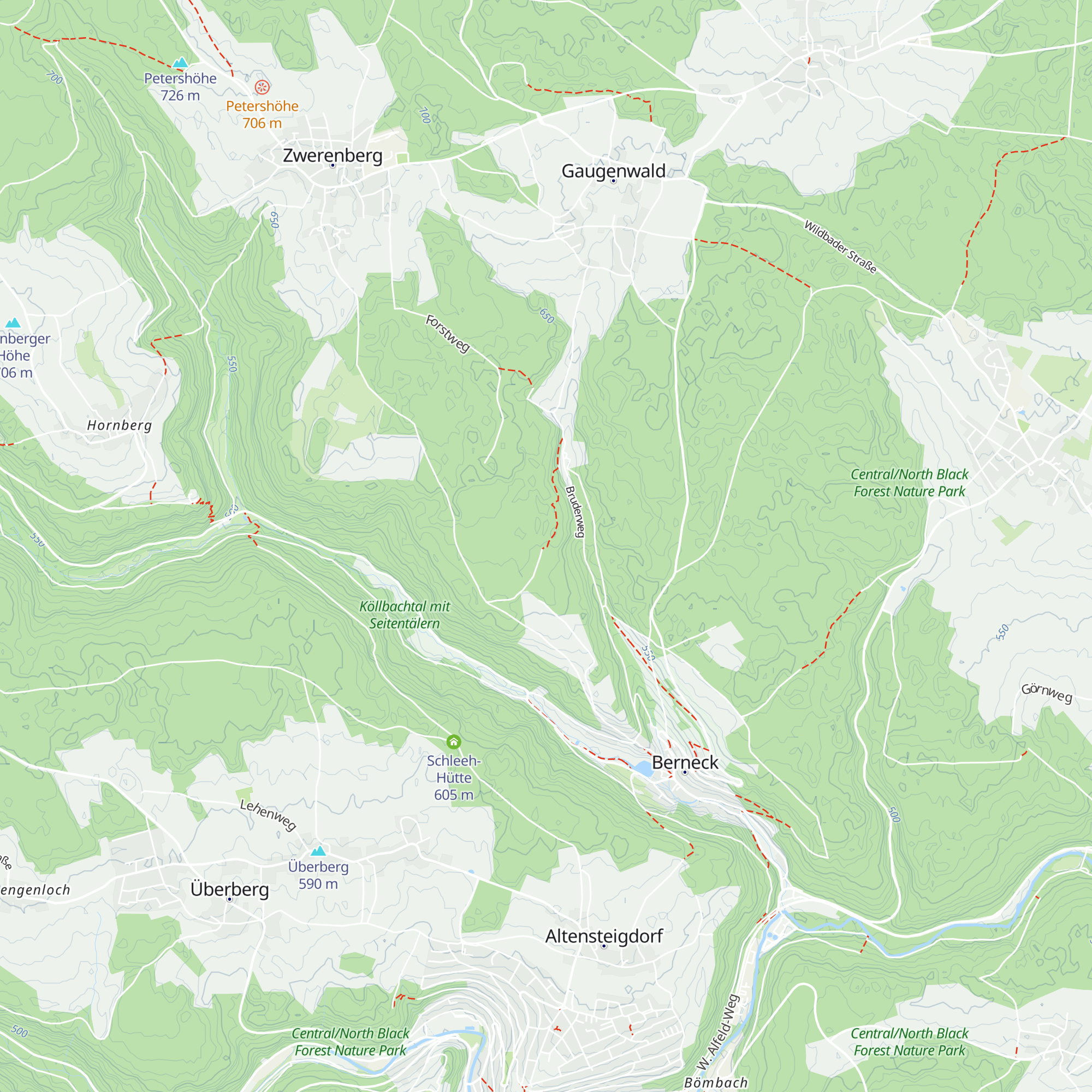 Pflanzschulhütte map