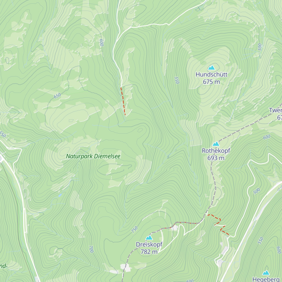 Peters Hütte map