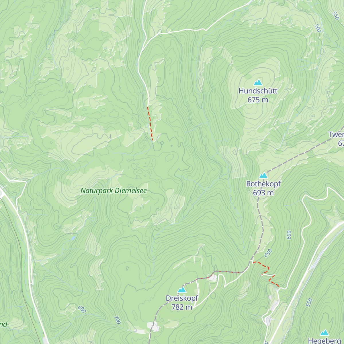 Peters Hütte map