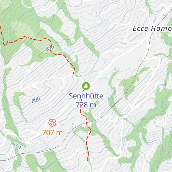 Map of Sennhütte