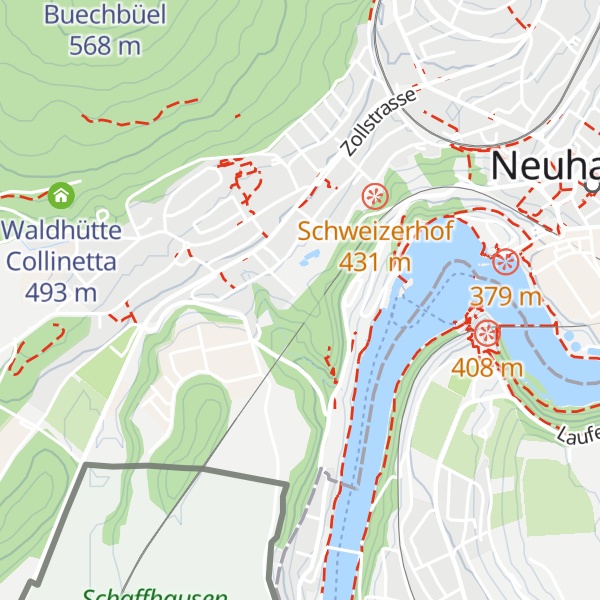 Map of Pfadihütte Neuhausen