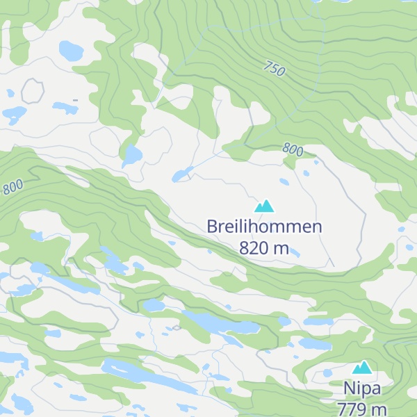 Map of Skofjell