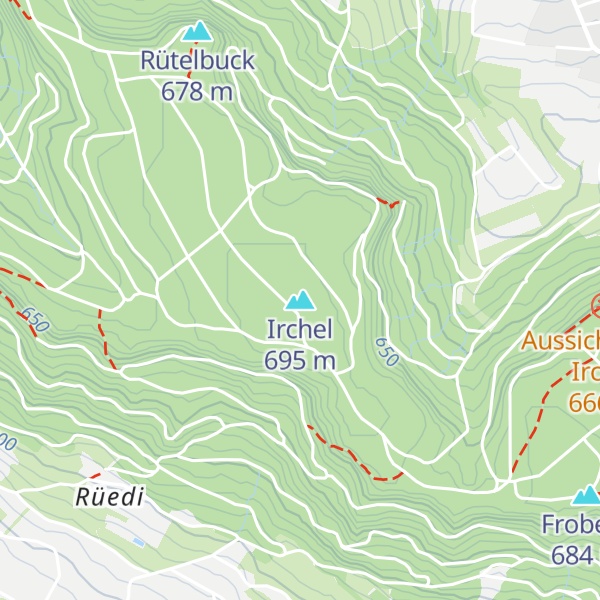 Map of Irchel