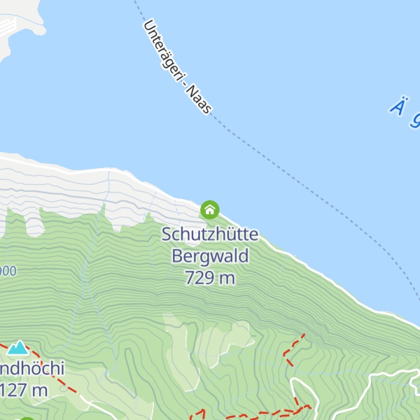 Map of Schutzhütte Bergwald