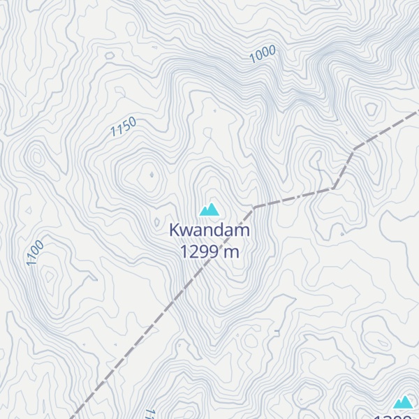 Map of Kwandam