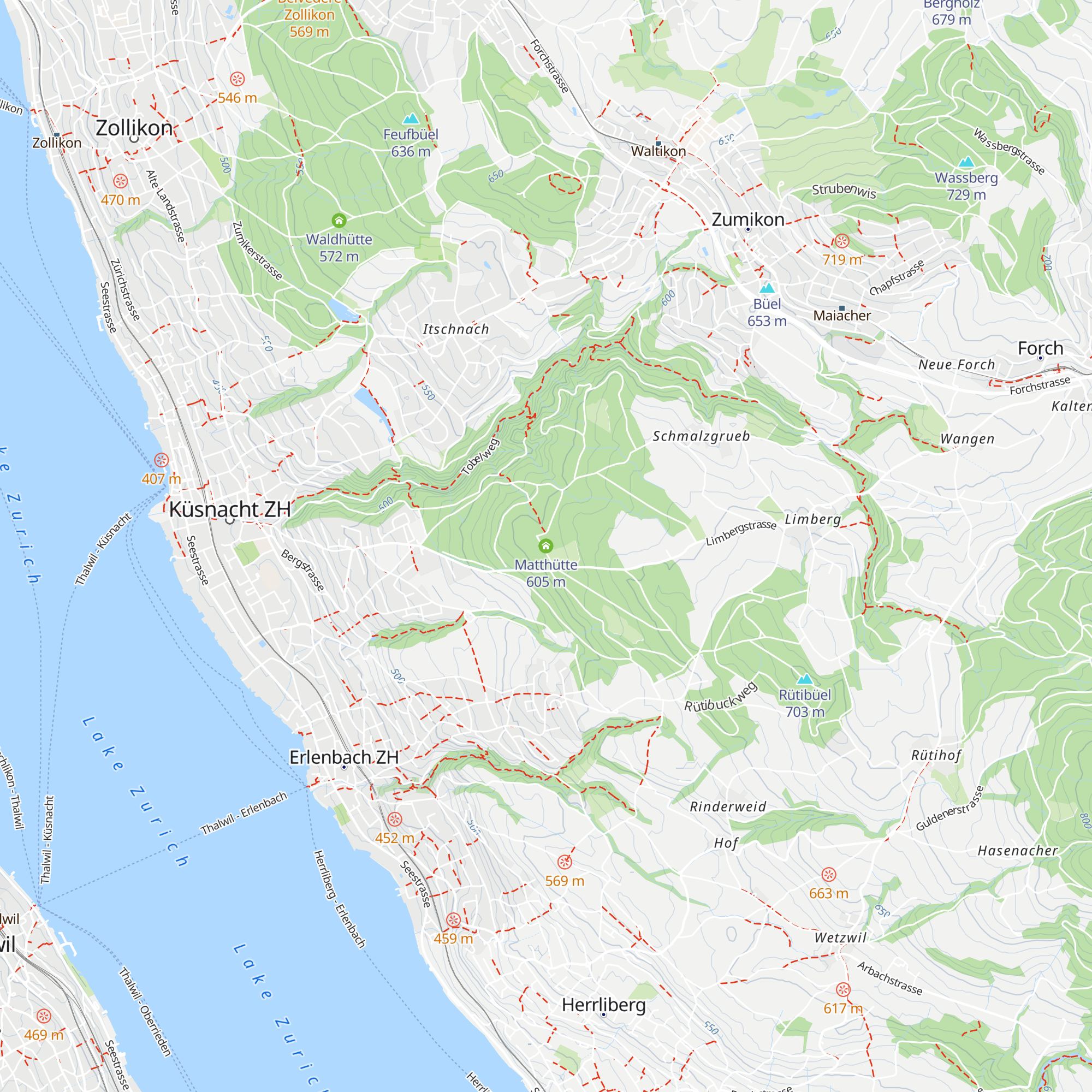 Matthütte map