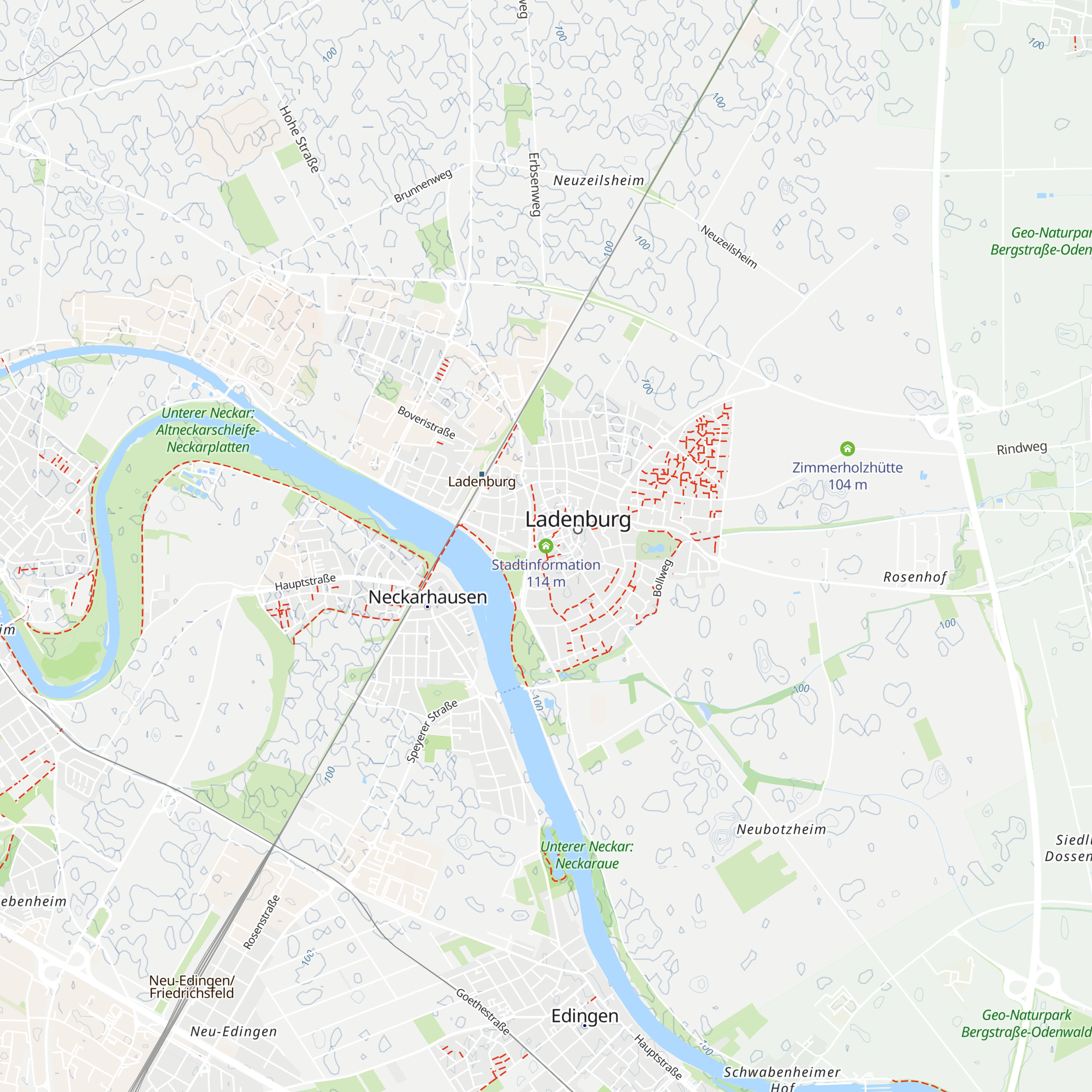 Stadtinformation map