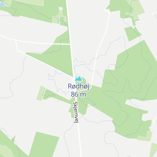 Map of Rødhøj