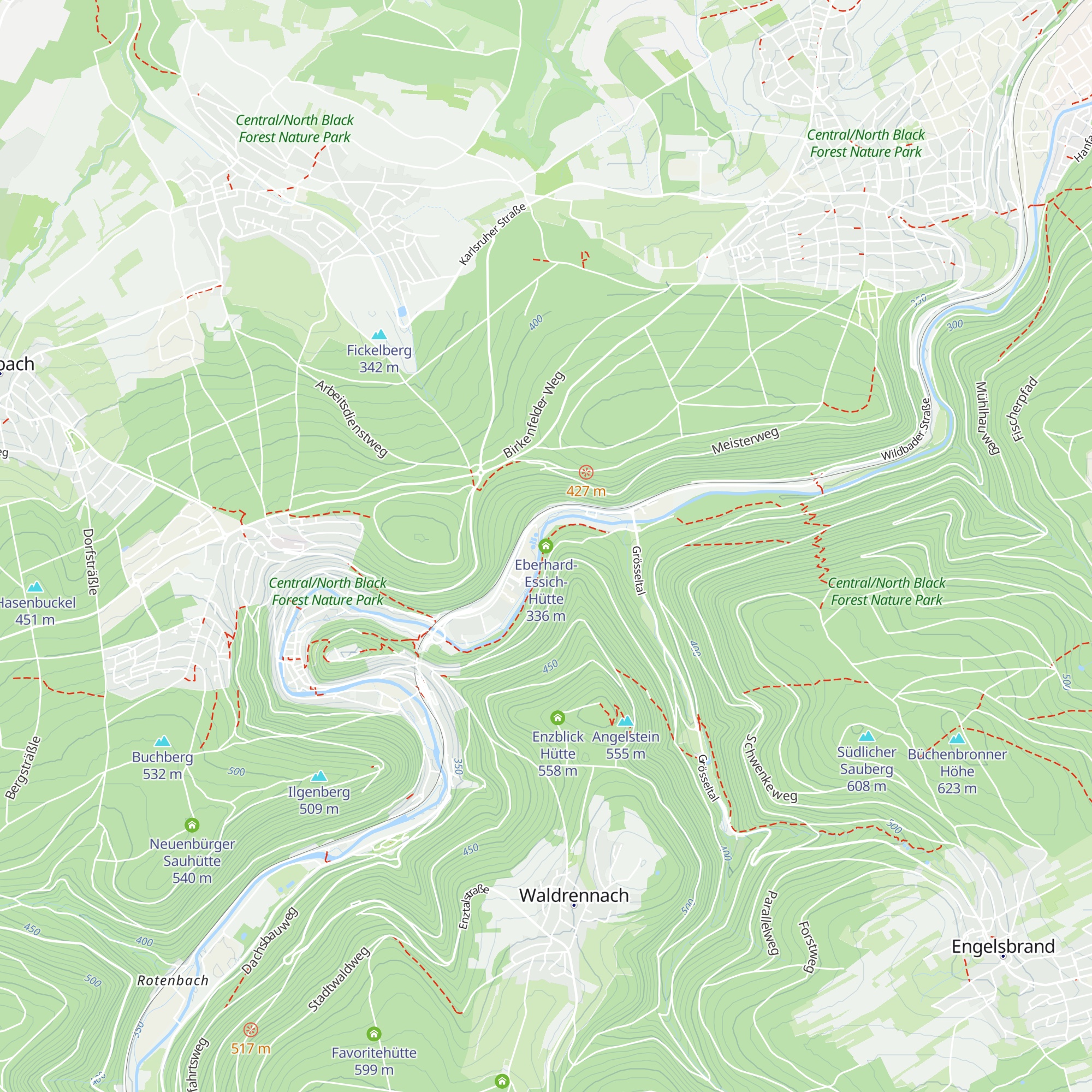 Eberhard-Essich-Hütte map