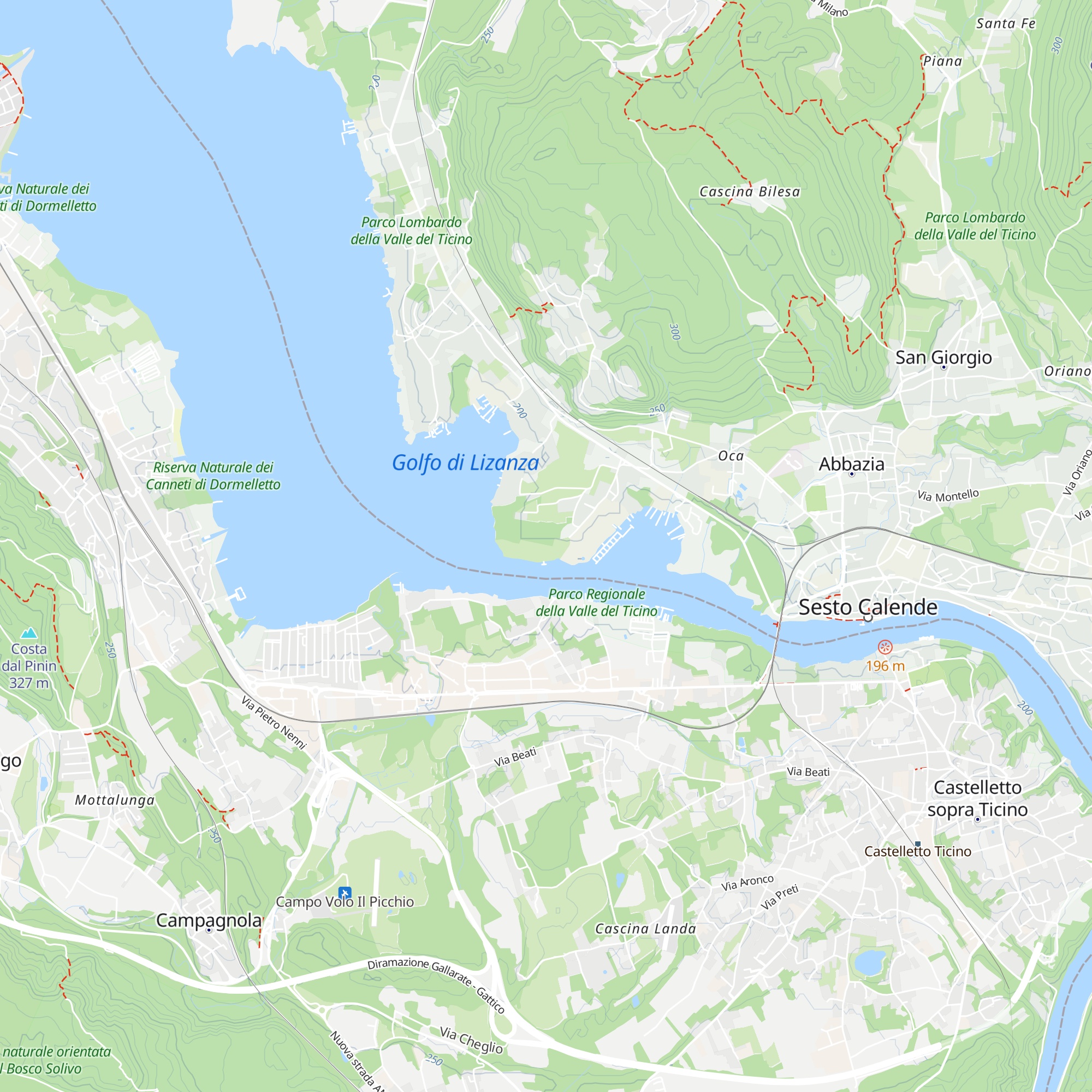 Scuola di Volo Air Vergiate map