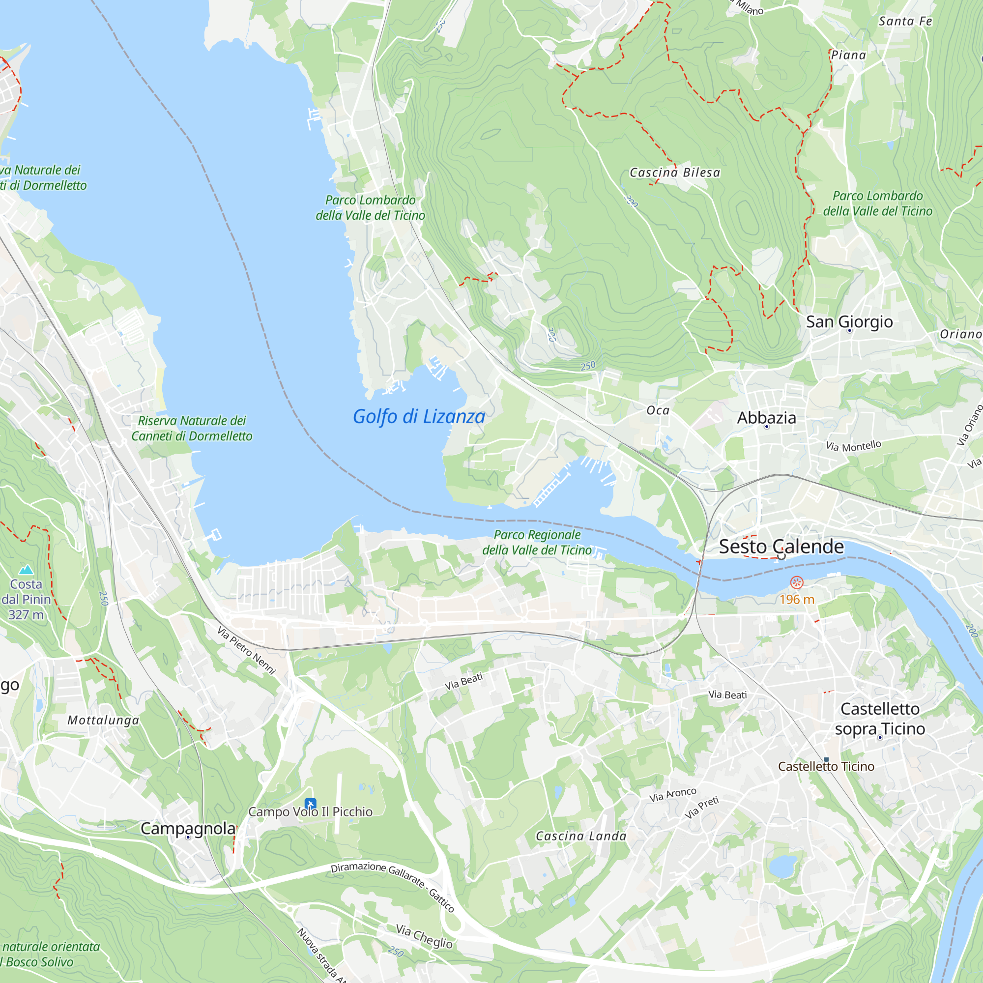 Scuola di Volo Air Vergiate map