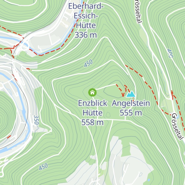 Map of Enzblick Hütte