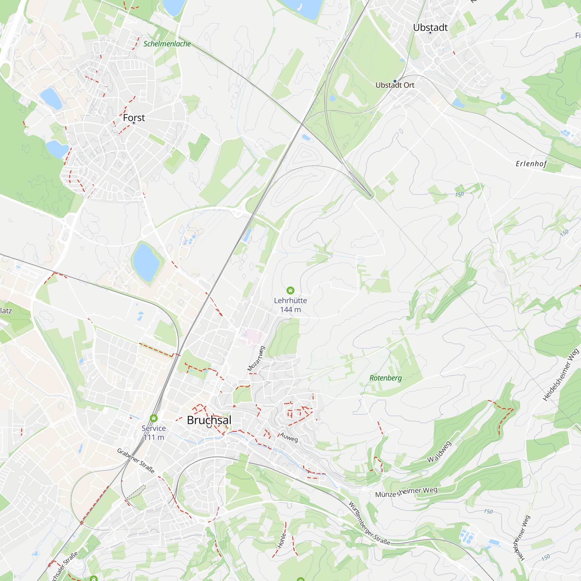 Lehrhütte map