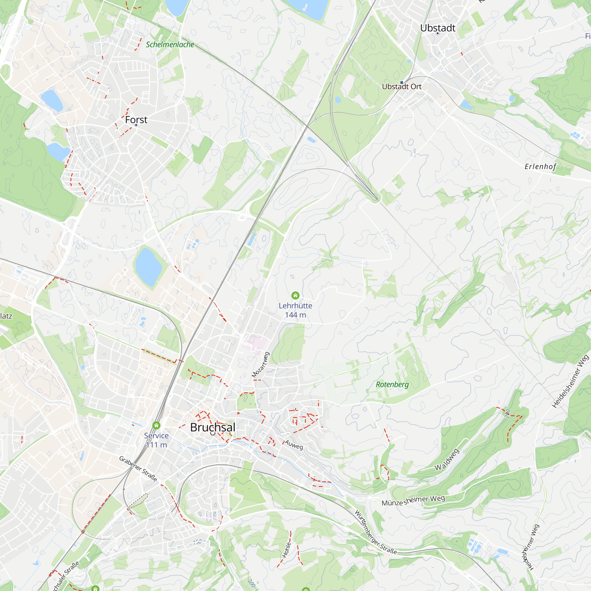 Lehrhütte map