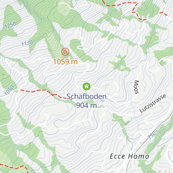 Map of Schäfboden