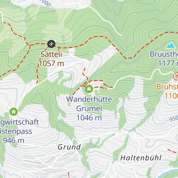 Map of Wanderhütte Grümel