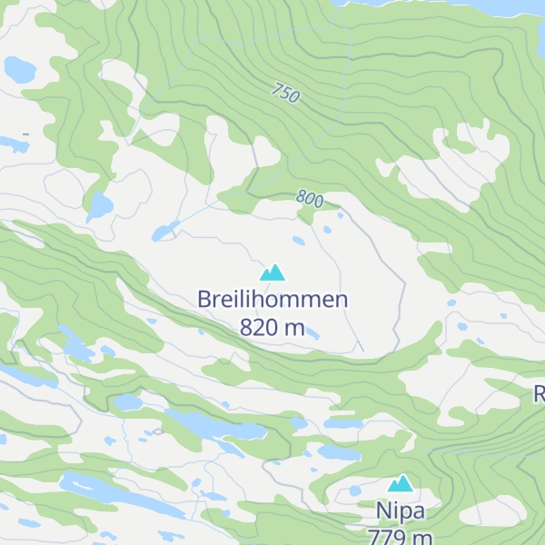 Map of Breilihommen