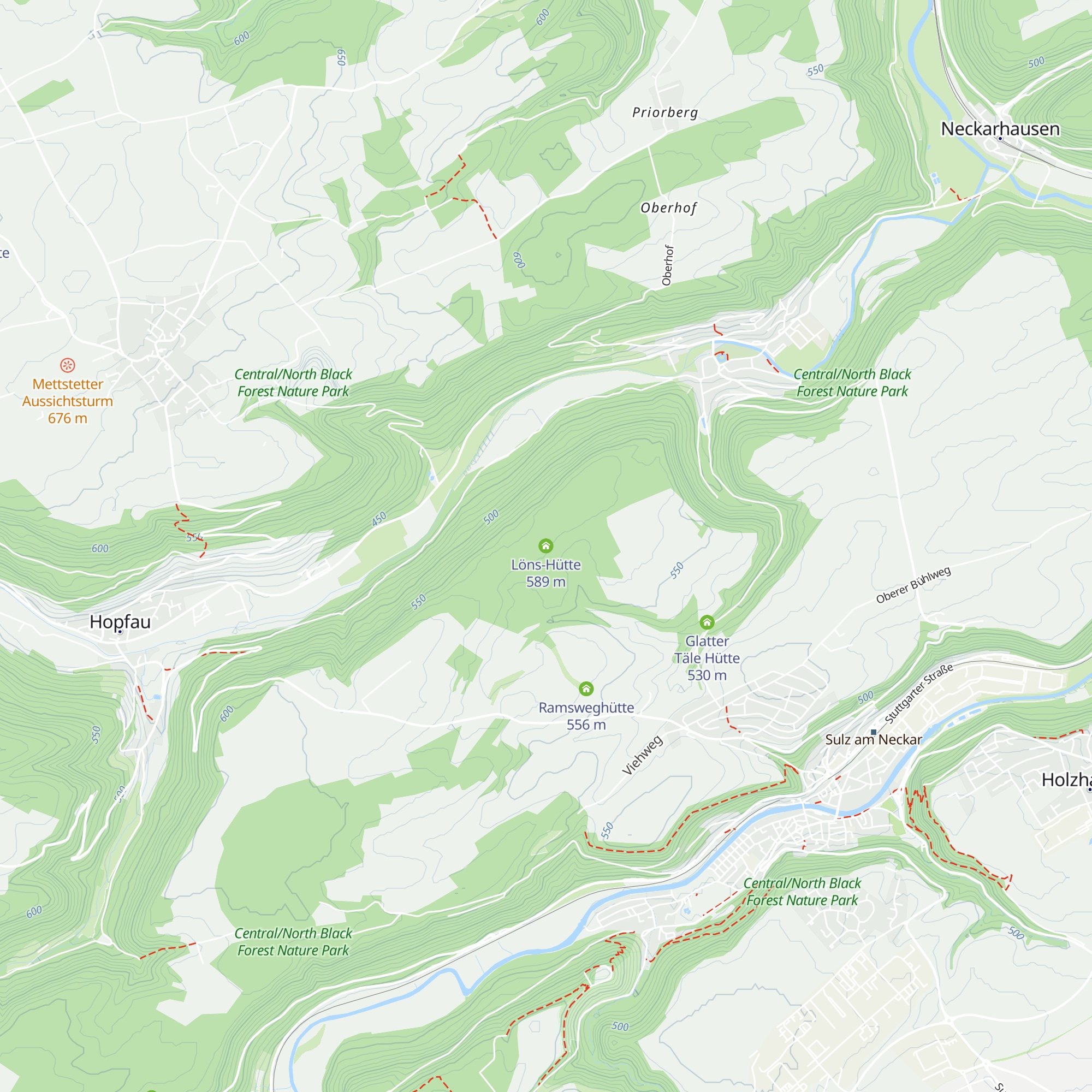 Löns-Hütte map