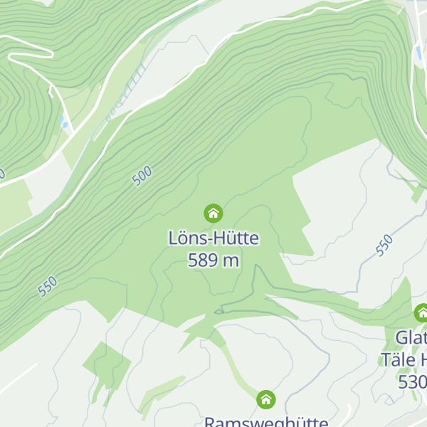 Map of Löns-Hütte