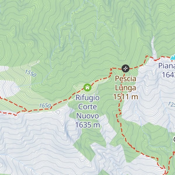 Map of Rifugio Corte Nuovo