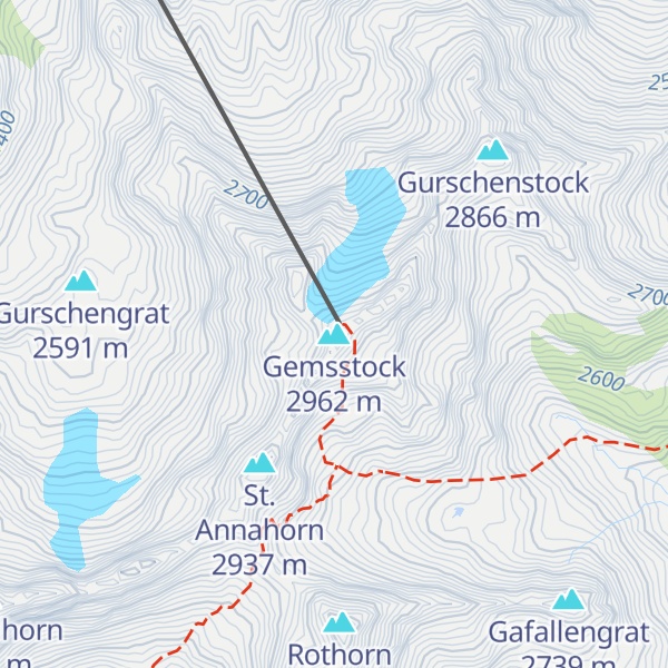 Map of Gemsstock