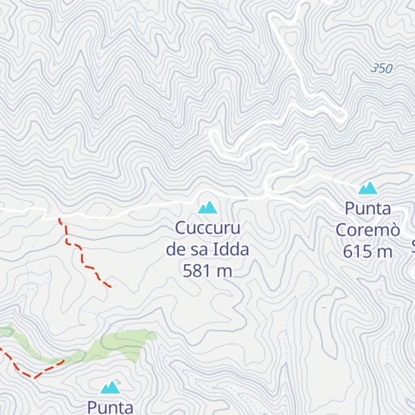 Map of Cuccuru de sa Idda