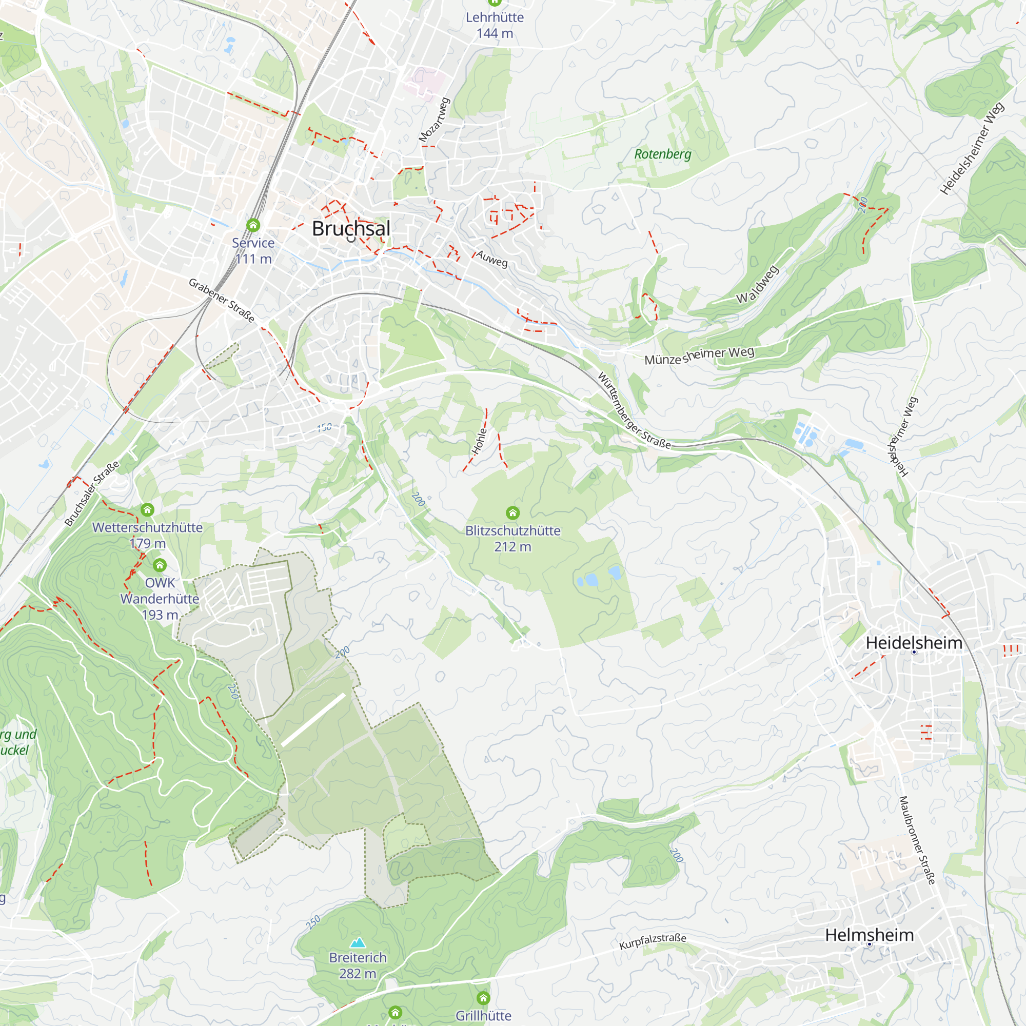 Blitzschutzhütte map